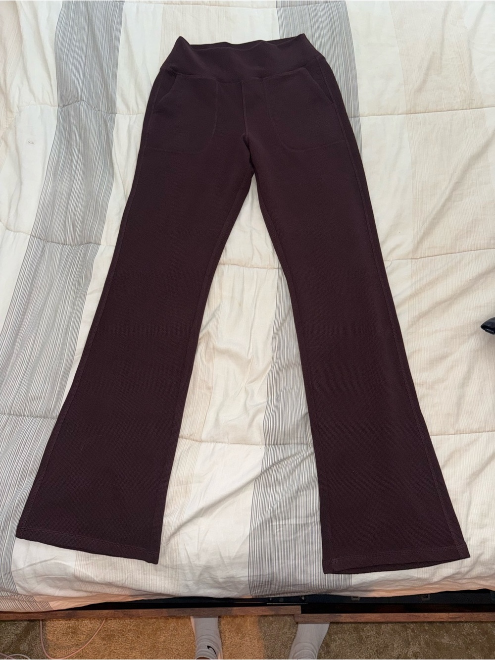 Calvin Klein Performance Burgundy Stretch Waistband Top